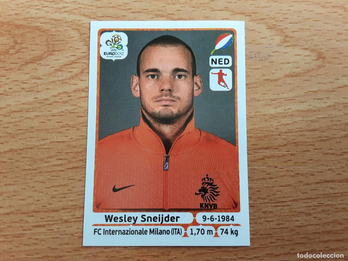 Football Stickers: CROMO FUTBOL EURO 2012 PANINI 182.SNEIJDER-HOLANDA-NUNCA PEGADO