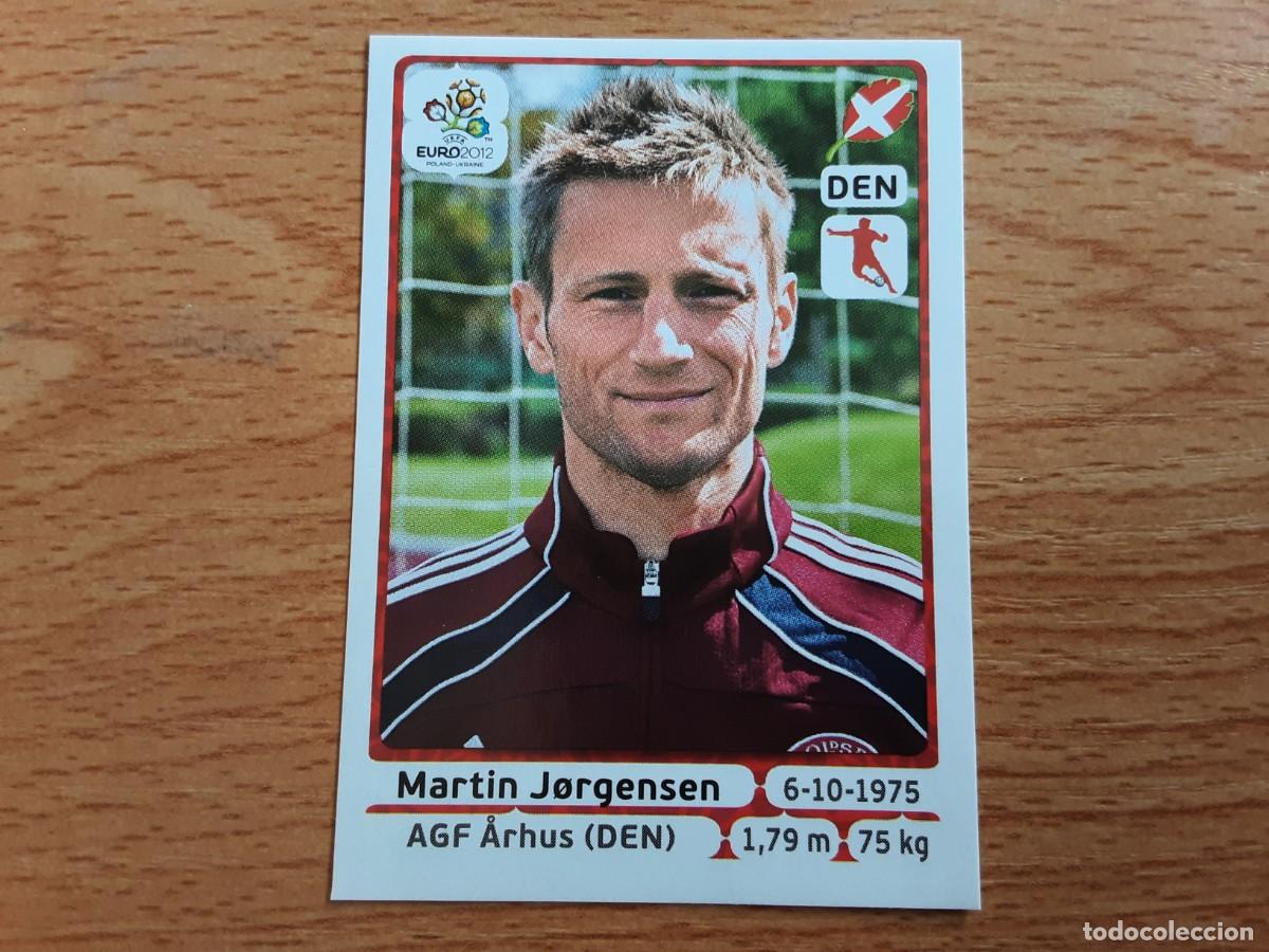 Football Stickers: CROMO FUTBOL EURO 2012 PANINI 208.JORGENSEN-DINAMARCA-NUNCA PEGADO