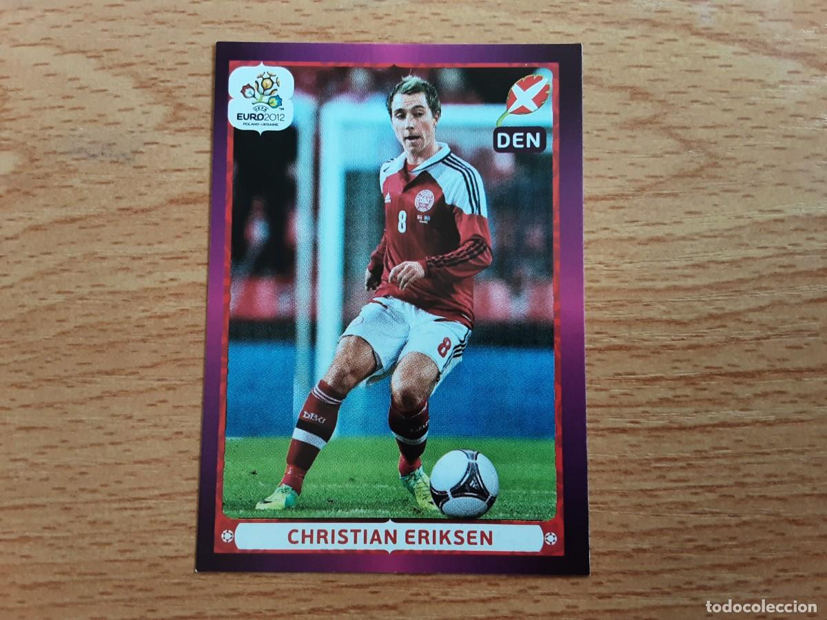 Football Stickers: CROMO FUTBOL EURO 2012 PANINI 221.ERIKSEN-DINAMARCA-NUNCA PEGADO