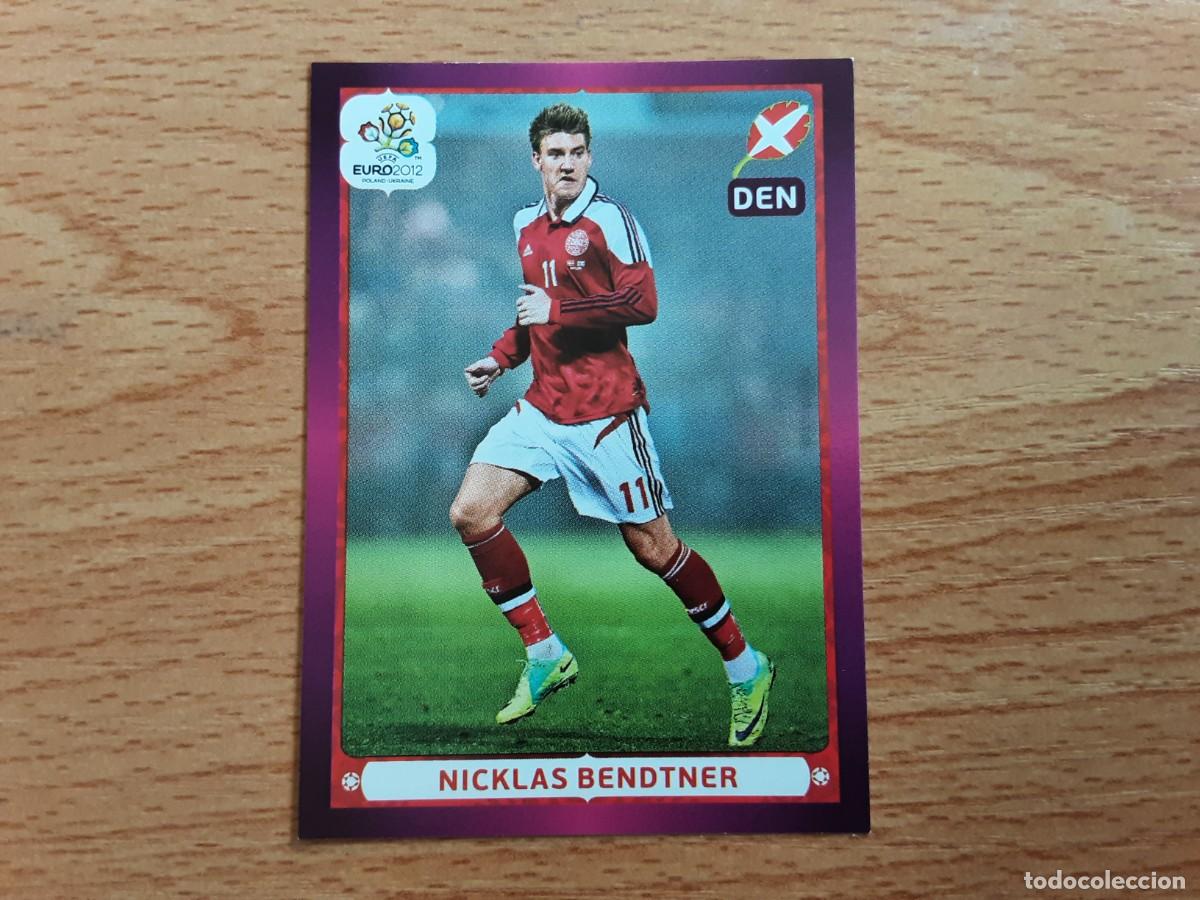 Football Stickers: CROMO FUTBOL EURO 2012 PANINI 222.BENDTNER-DINAMARCA-NUNCA PEGADO