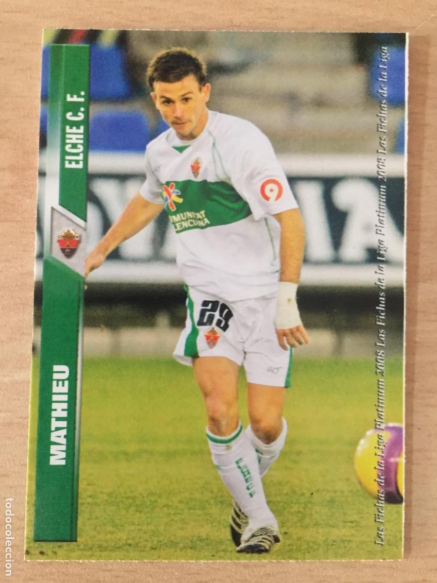 Cromos de f&uacute;tbol: 2007-2008 - 1228 MATHIEU - ELCHE CF - MUNDICROMO - Foto 1