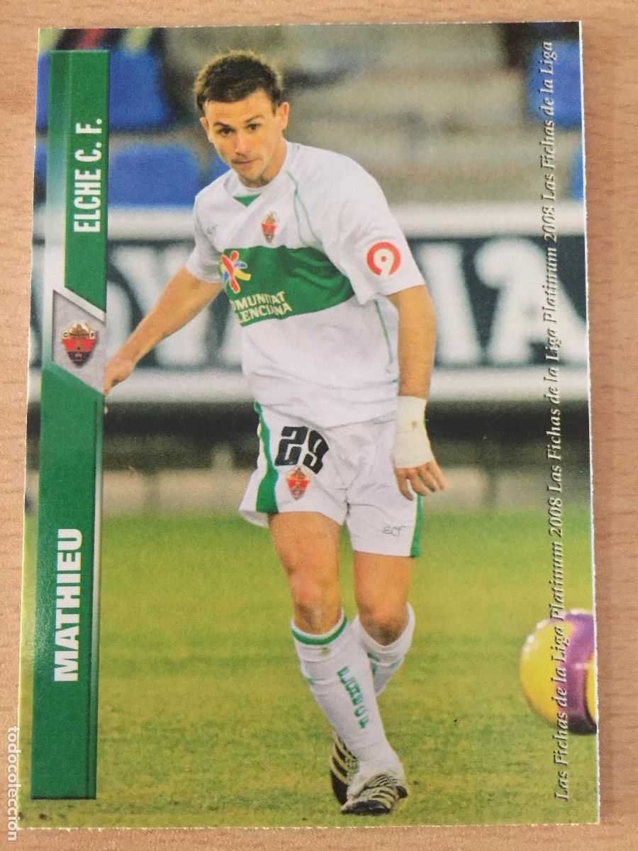 Cromos de f&uacute;tbol: 2007-2008 - 1228 MATHIEU - ELCHE CF - MUNDICROMO - Foto 1