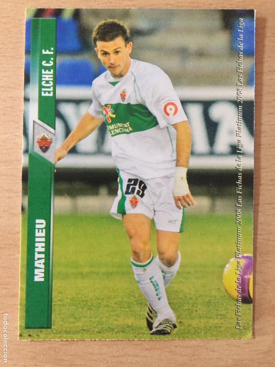 Cromos de f&uacute;tbol: 2007-2008 - 1228 MATHIEU - ELCHE CF - MUNDICROMO - Foto 1