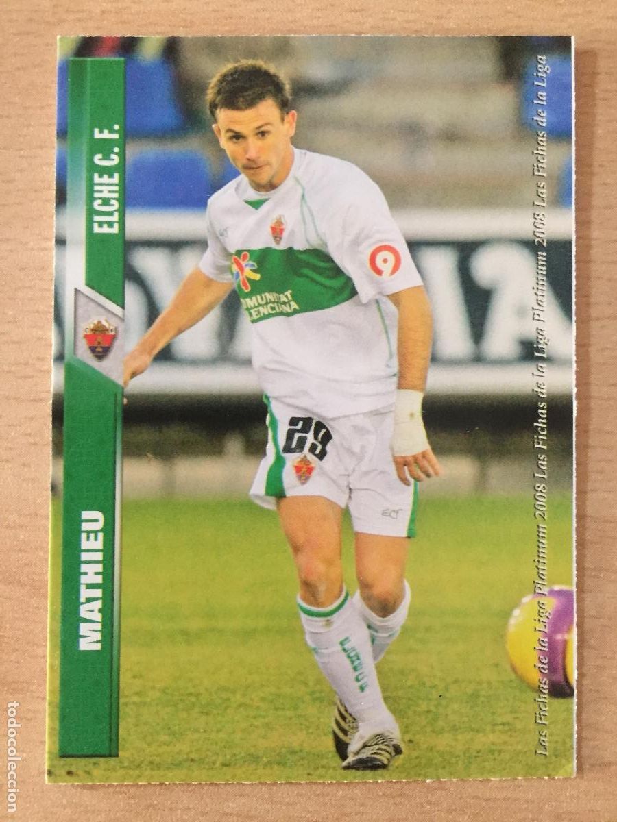 Cromos de f&uacute;tbol: 2007-2008 - 1228 MATHIEU - ELCHE CF - MUNDICROMO - Foto 1
