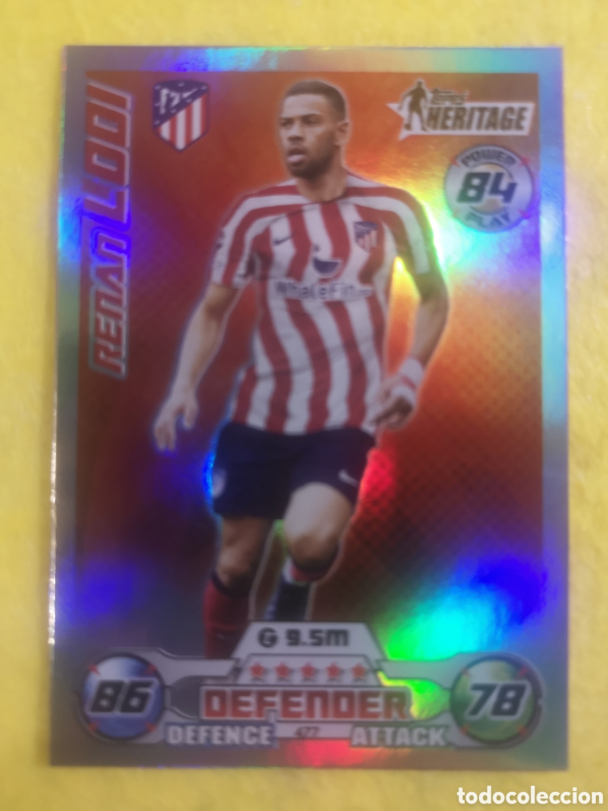 Cromos de f&uacute;tbol: TOPPS MATCH ATTAX 2022 - 2023 - HERITAGE - CHAMPIONS LEAGUE - LODI - ATLETICO DE MADRID
