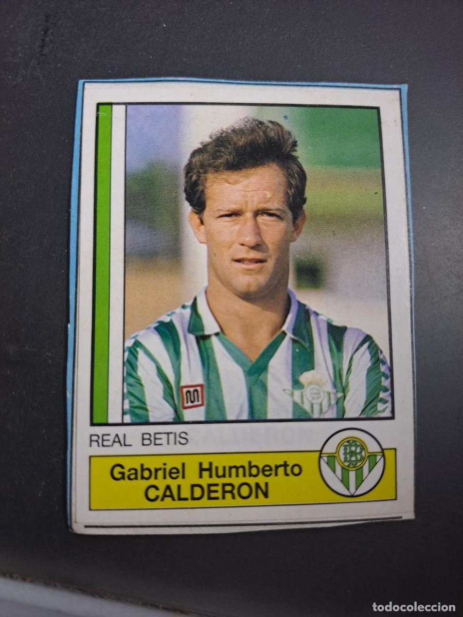 Cartes &agrave; collectionner de Football: CROMO CALDERON 70 BETIS FUTBOL 87 CARTAGENA 84 CADIZ LIGA 1986 1987 PANINI RECORTADO RECUPERADO