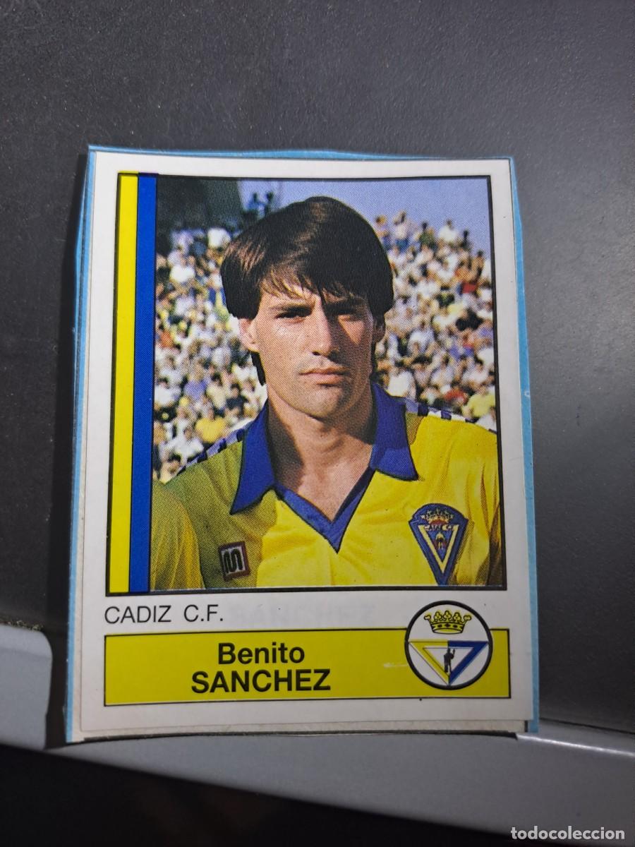 Cromos de f&uacute;tbol: CROMO SANCHEZ 83 CADIZ FUTBOL 87 86 LIGA 1986 1987 PANINI RECORTADO RECUPERADO