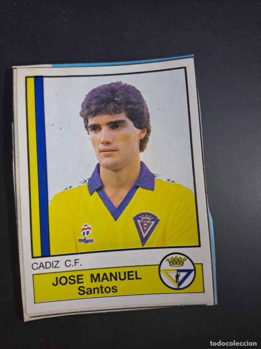 Cromos de Futebol: CROMO JOSE MANUEL 82 CADIZ FUTBOL 87 86 LIGA 1986 1987 PANINI RECORTADO RECUPERADO