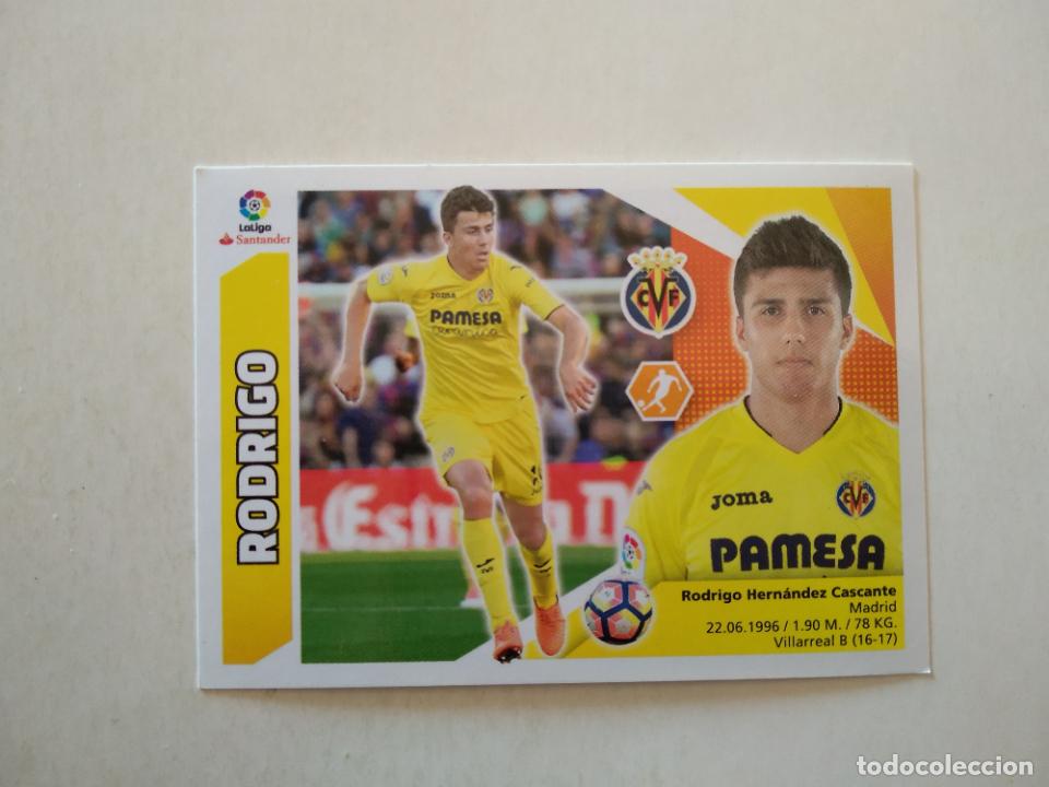 Figurine di Calcio: 10A RODRIGO VILLARREAL CROMO LIGA FUTBOL PANINI EDICIONES ESTE 2017-2018 17-18