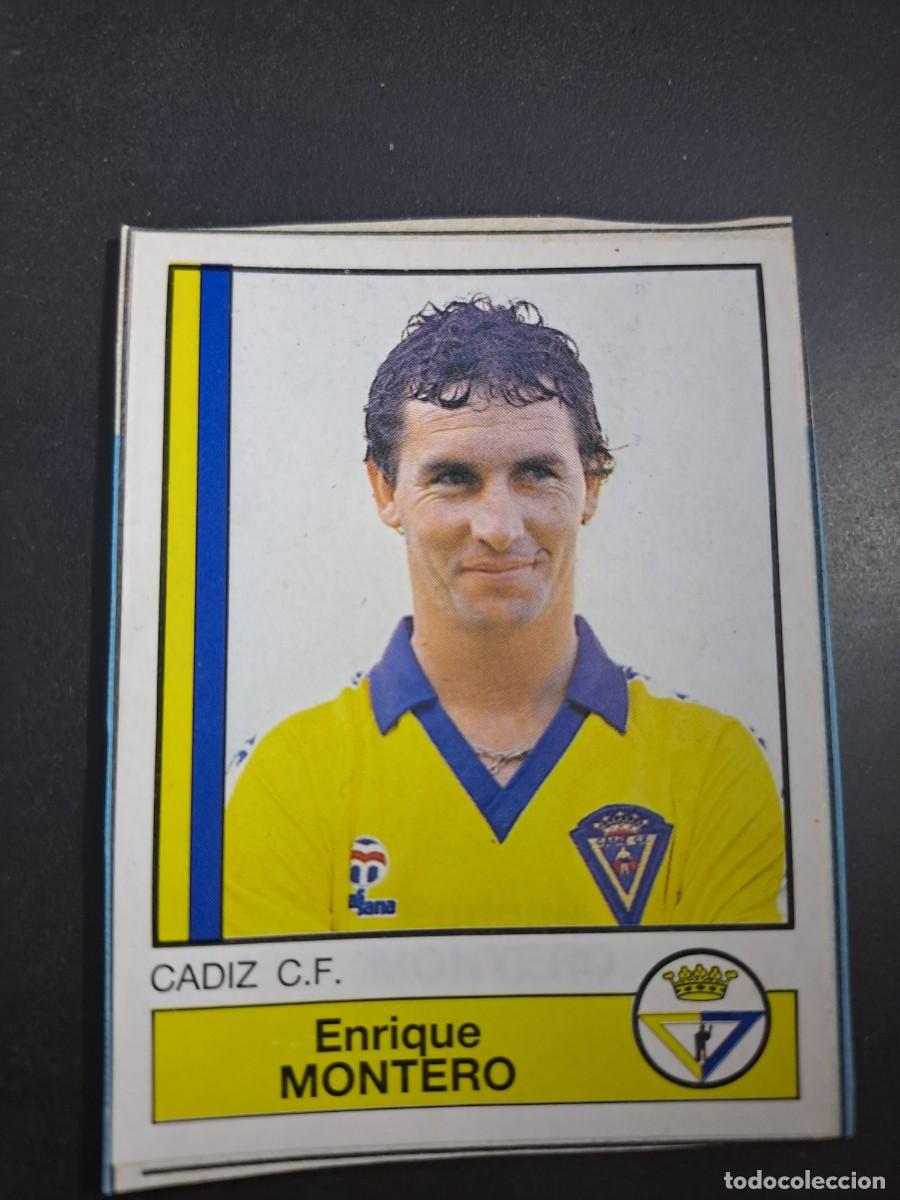 Football Stickers: CROMO MONTERO 88 CADIZ FUTBOL 87 86 LIGA 1986 1987 PANINI RECORTADO RECUPERADO