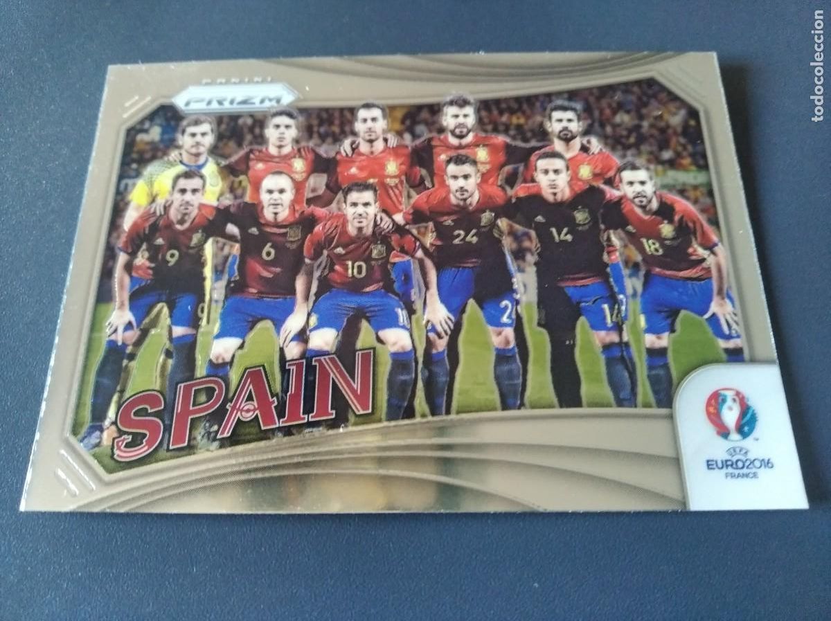 Football Stickers: Panini Prizm Euro 2016,Espa&ntilde;a,Plantilla (N&deg;1).