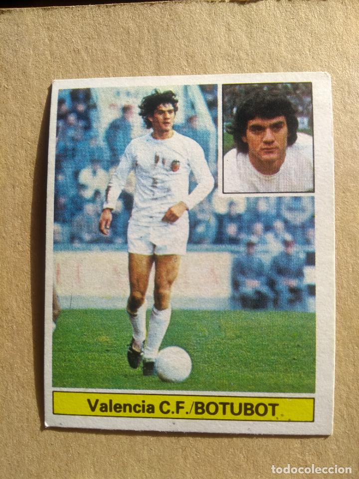 Cromos de f&uacute;tbol: EE EDICIONES ESTE 81-82 1981 1982 BOTUBOT VALENCIA NUNCA PEGADO - Foto 1