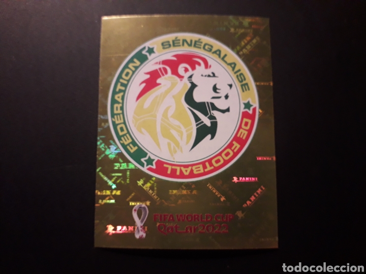 Fu&szlig;ball-Sticker: ESCUDO SENEGAL N&deg; 1 COPA MUNDIAL DE F&Uacute;TBOL QATAR 2022 22 PANINI SIN PEGAR PEDIDO M&Iacute;NIMO 3&euro;