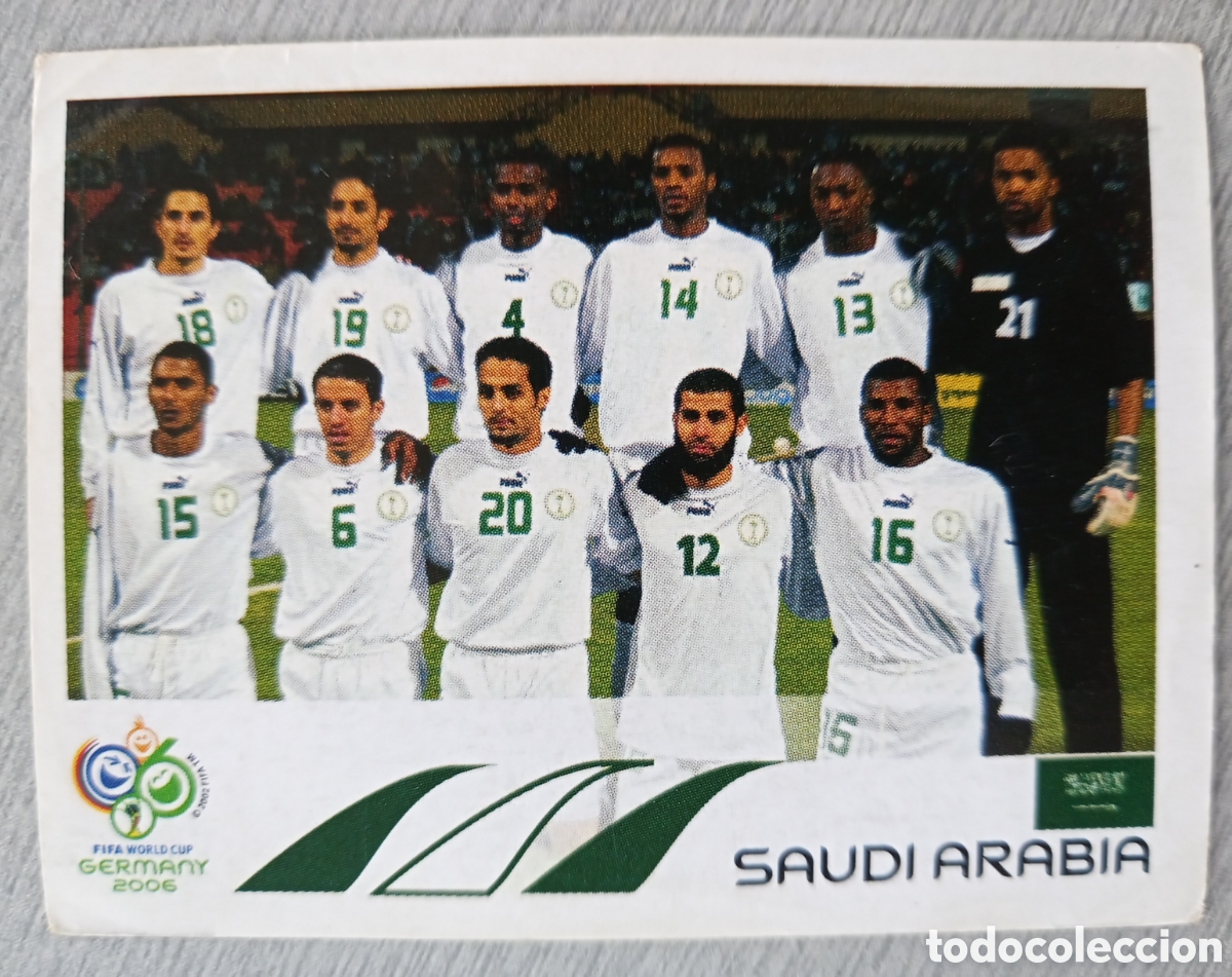 Cartes &agrave; collectionner de Football: CROMO ARABIA SAUD&Iacute;. MUNDIAL ALEMANIA 2006