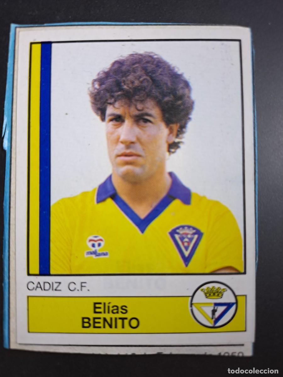 Figurine di Calcio: CROMO MIGUEL ANGEL 100 ESPA&Ntilde;OL FUTBOL 87 BENITO 86 CADIZ 1986 1987 PANINI RECORTADO RECUPERADO