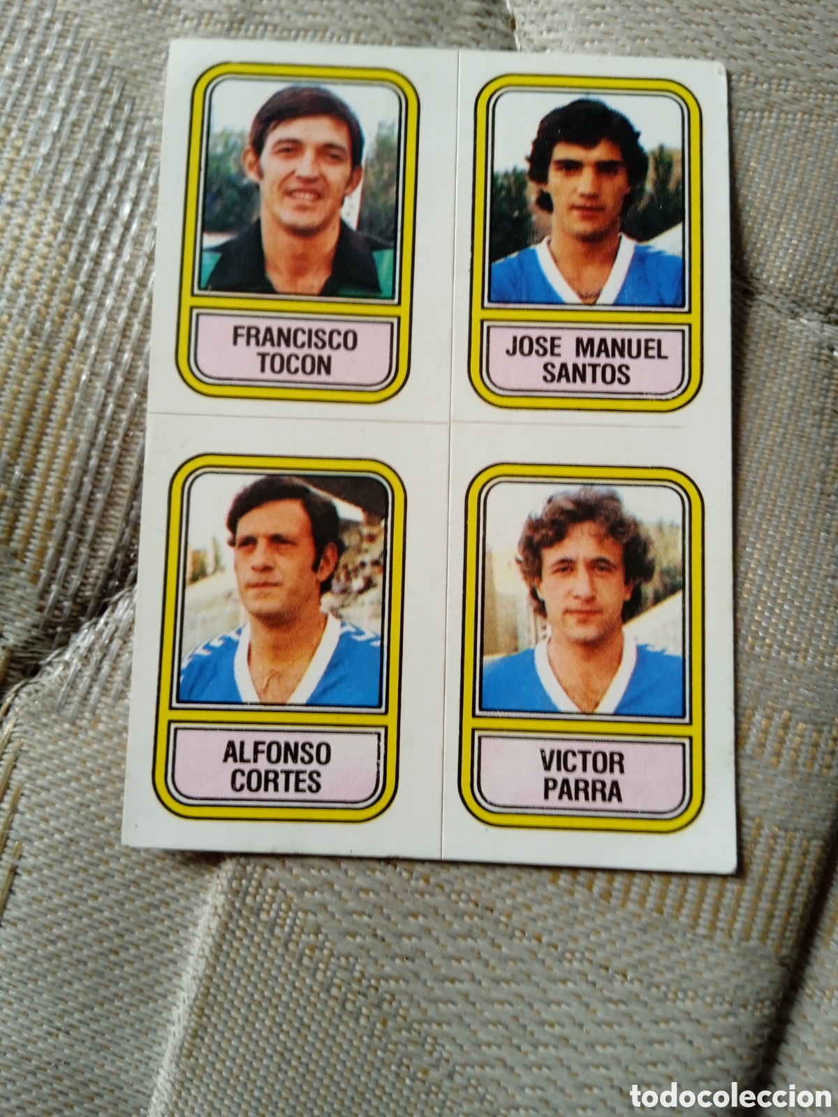Cromos de F&uacute;tbol: Cromo unificado en 4 de futbol Panini 1982 n 363 a b c d