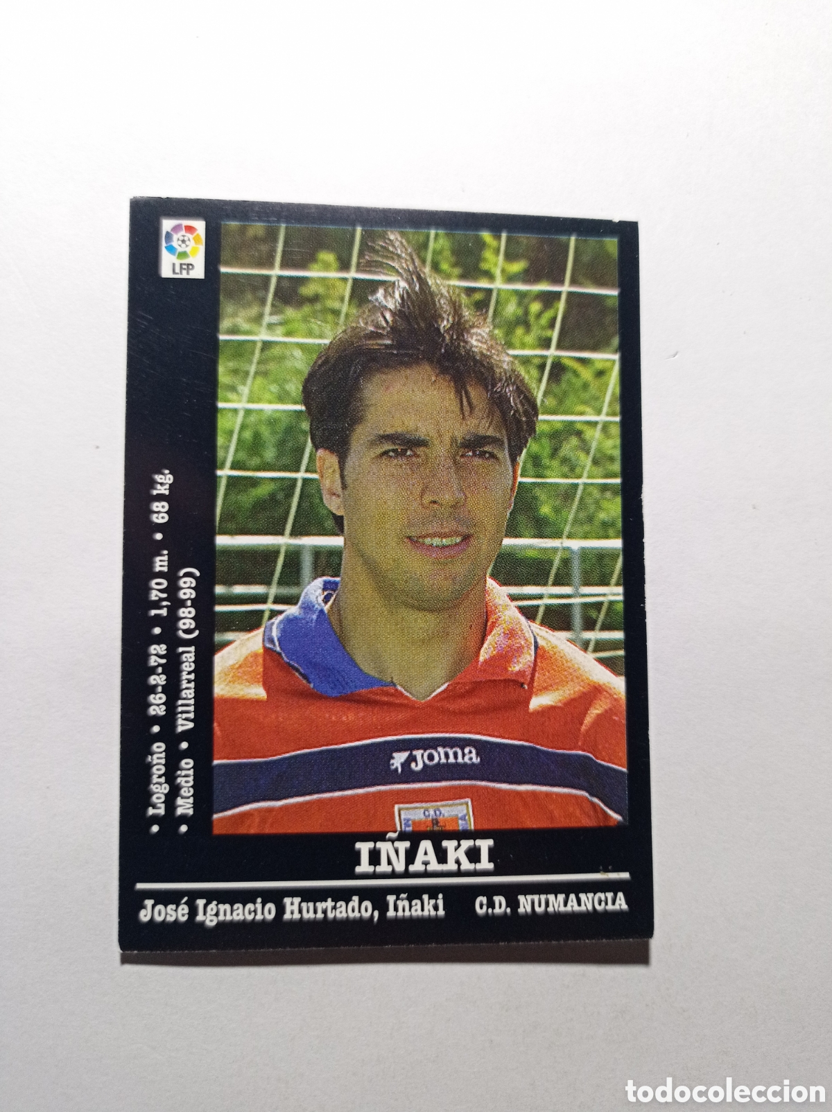 Figurine di Calcio: I&Ntilde;AKI NUMANCIA 281 PANINI LIGA 2000/01 00 01 NUEVO SIN PEGAR