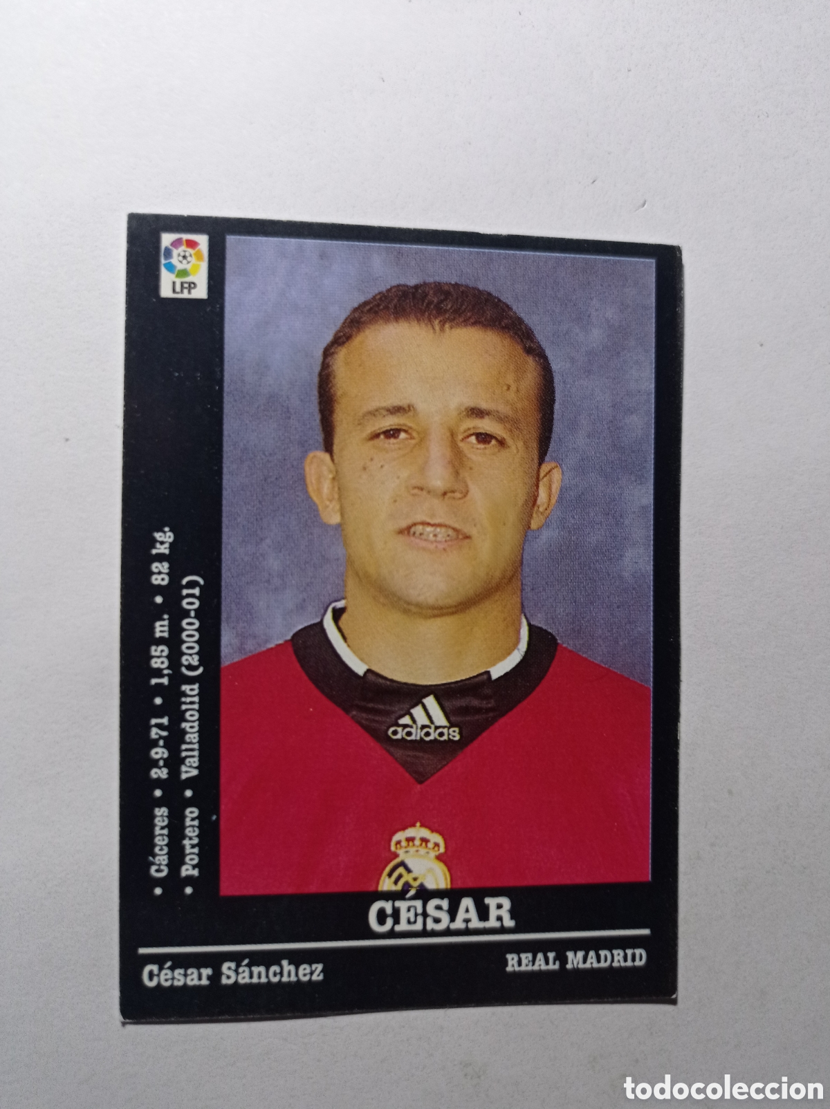 Cromos de Futebol: C&Eacute;SAR MADRID 85 PANINI LIGA 2000/01 00 01 NUEVO SIN PEGAR