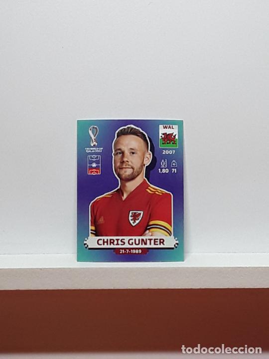 Cromos de f&uacute;tbol: MUNDIAL 2022 WORLD CUP QATAR ALBUM PANINI LIGA N WAL7 WAL 7 WALES GALES CHRIS GUNTER