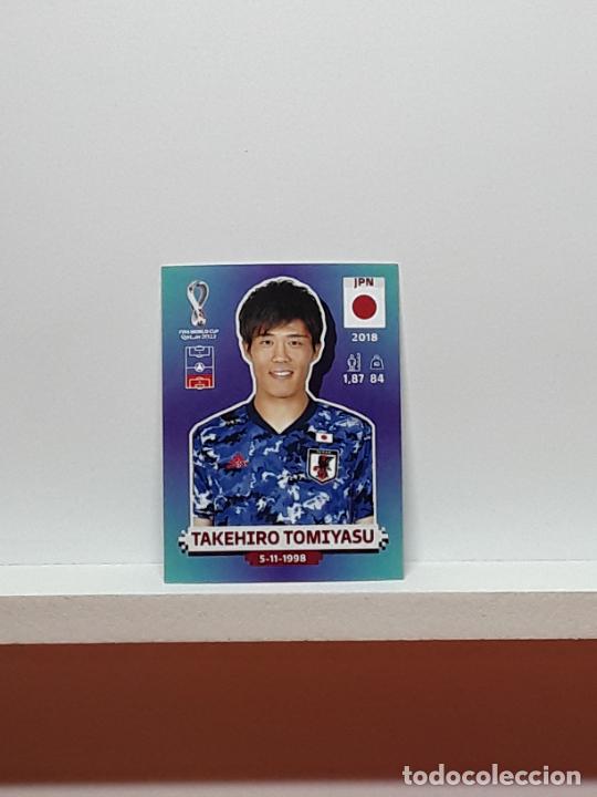 Cartes &agrave; collectionner de Football: MUNDIAL 2022 WORLD CUP QATAR ALBUM PANINI LIGA N JPN7 JPN 7 JAPAN JAPON TAKEHIRO TOMIYASU