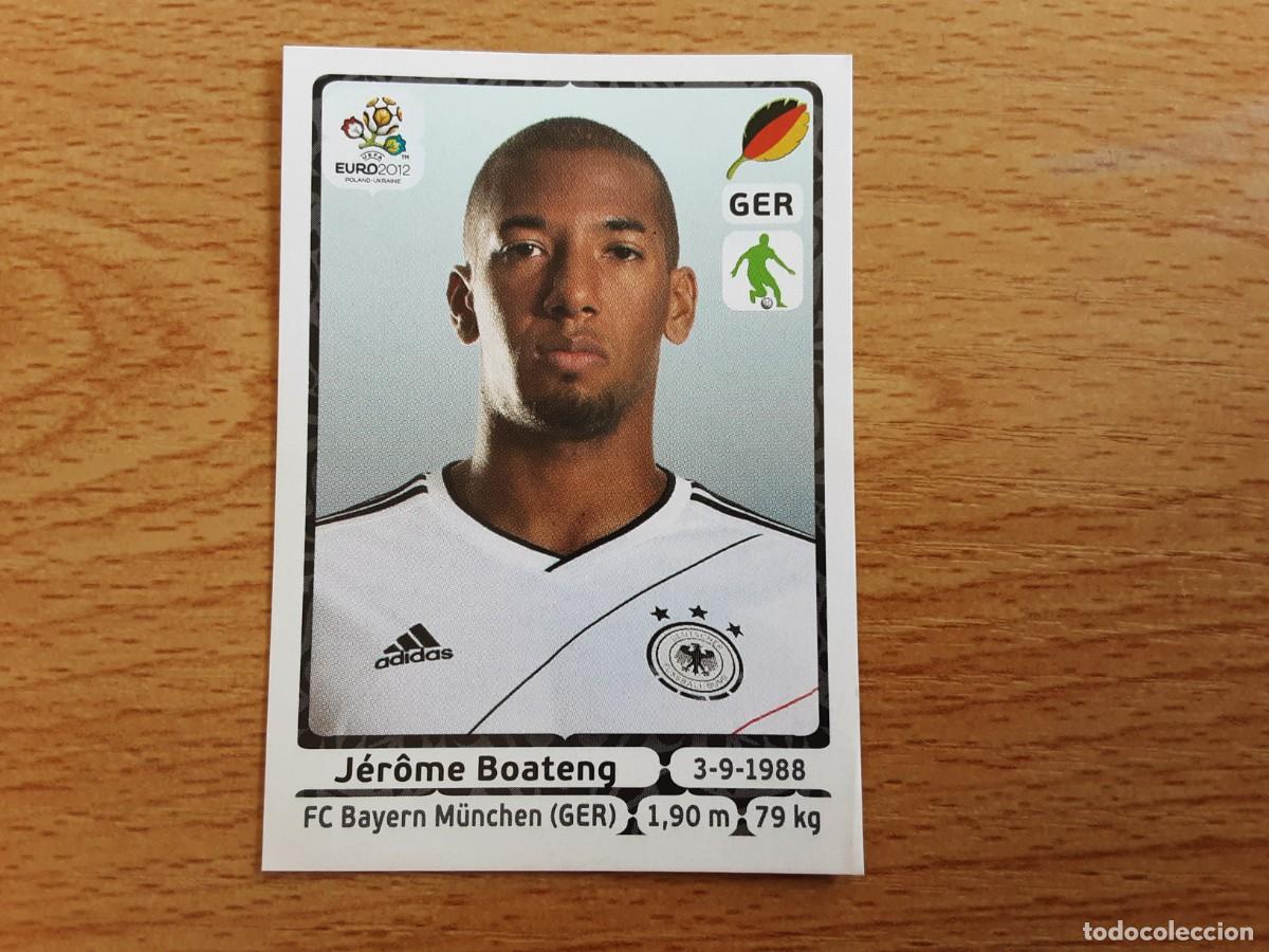 Football Stickers: CROMO FUTBOL EURO 2012 PANINI 234.BOATENG-ALEMANIA-NUNCA PEGADO