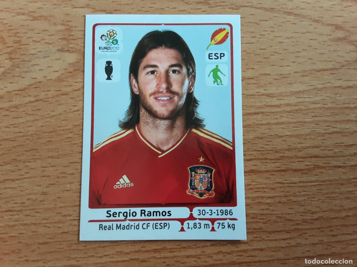 Cromos de F&uacute;tbol: CROMO FUTBOL EURO 2012 PANINI 291.SERGIO RAMOS-ESPA&Ntilde;A-NUNCA PEGADO