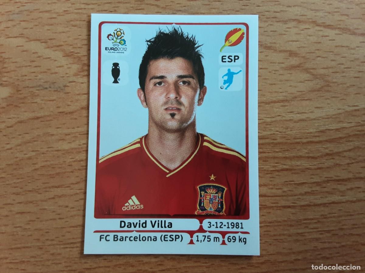Cromos de F&uacute;tbol: CROMO FUTBOL EURO 2012 PANINI 304.VILLA-ESPA&Ntilde;A-NUNCA PEGADO