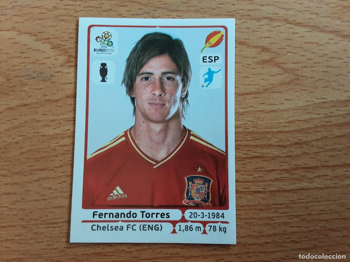 Cartes &agrave; collectionner de Football: CROMO FUTBOL EURO 2012 PANINI 305.FERNANDO TORRES-ESPA&Ntilde;A-NUNCA PEGADO
