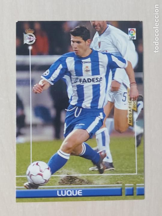 Cromos de F&uacute;tbol: CROMO N&ordm; 126 LUQUE- MEGAFICHAS 2003 04 - DEPORTIVO DE LA CORU&Ntilde;A