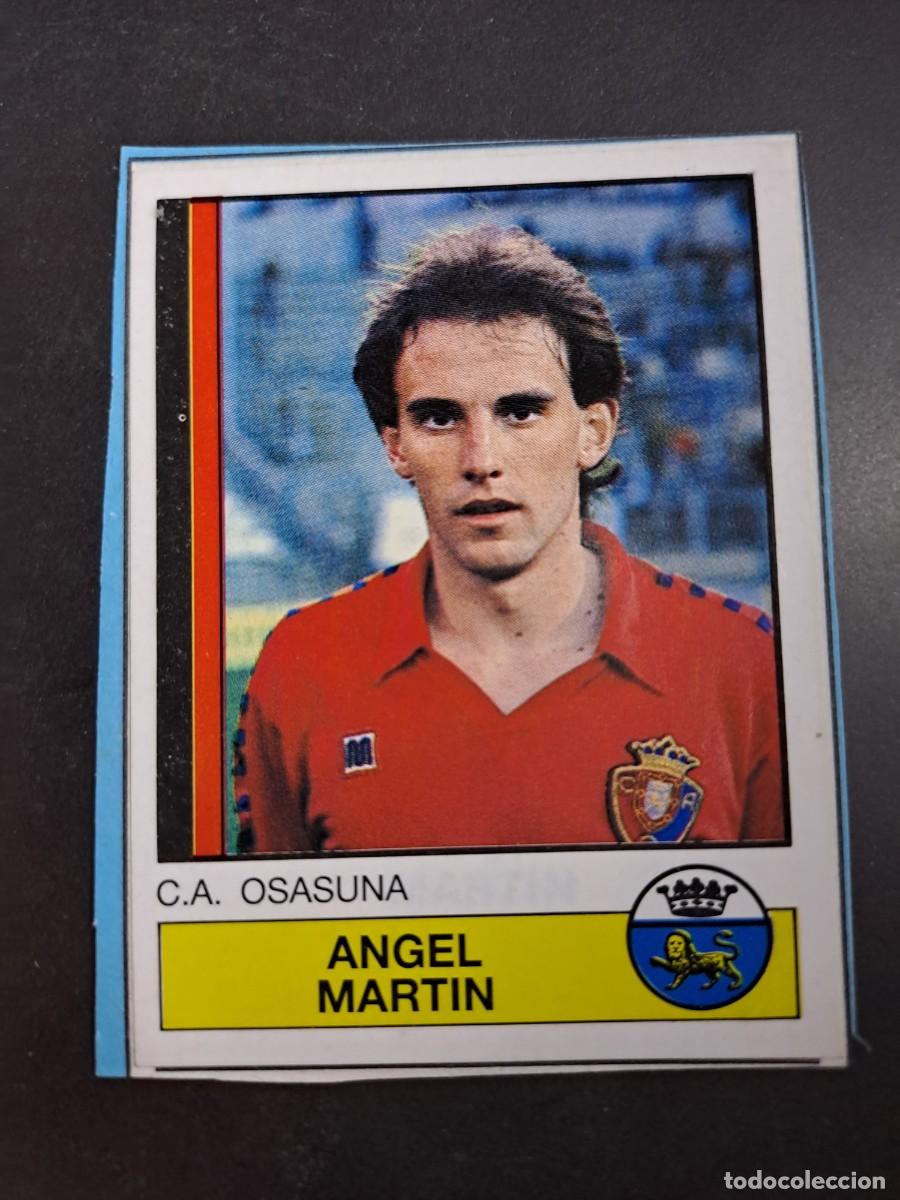 Figurine di Calcio: CROMO BENITO 182 LAS PALMAS FUTBOL 87 ANGEL MARTIN 194 OSASUNA 1986 1987 PANINI RECORTADO RECUPERADO