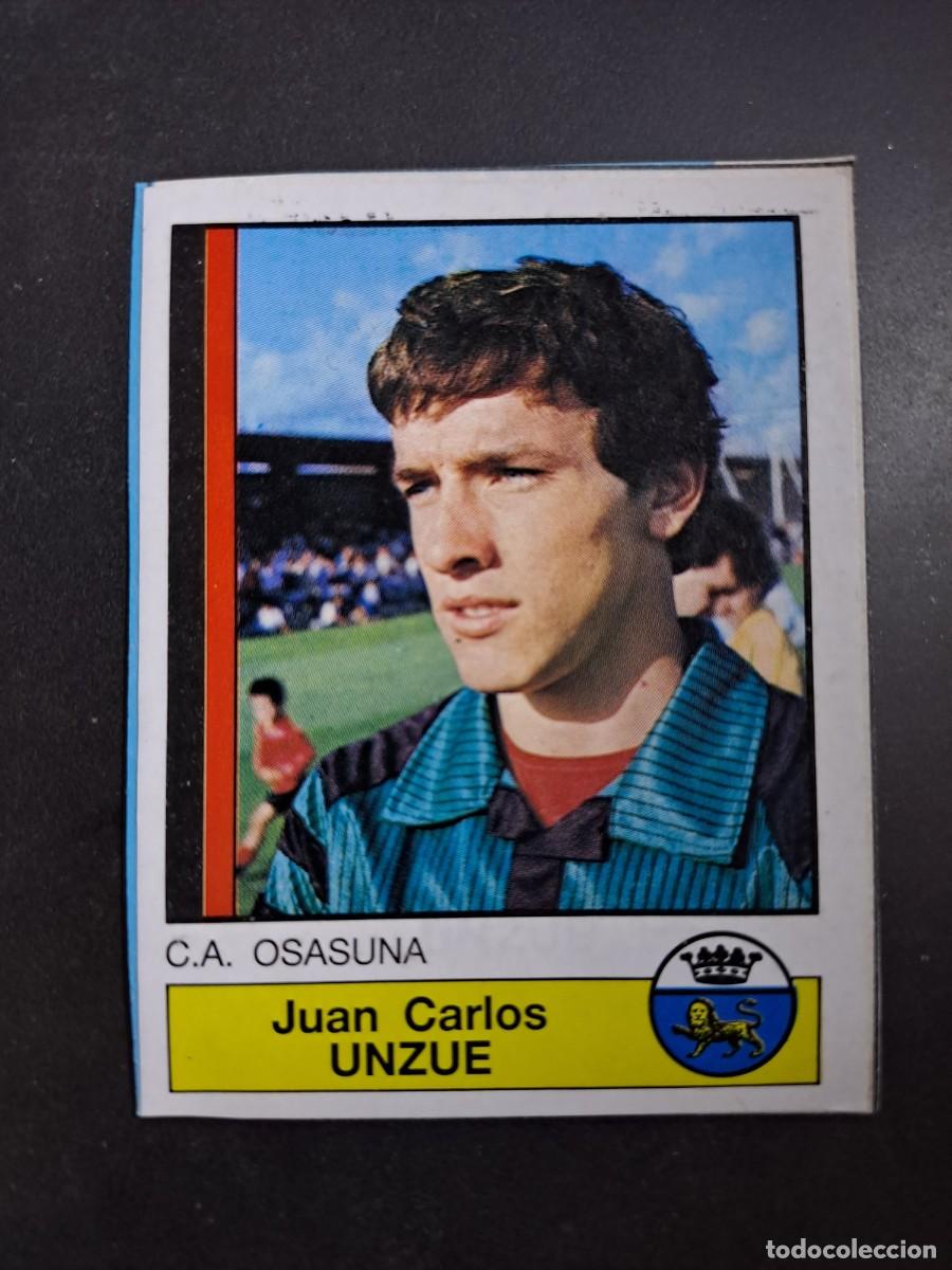 Fu&szlig;ball-Sticker: CROMO UNZUE 207 OSASUNA FUTBOL 87 86 LIGA 1986 1987 PANINI RECORTADO RECUPERADO
