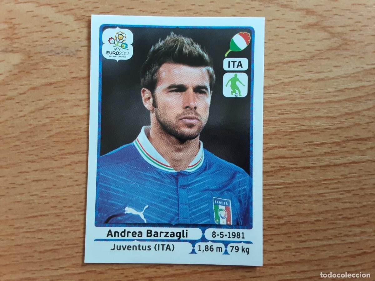 Football Stickers: CROMO FUTBOL EURO 2012 PANINI 319.BARZAGLI-ITALIA-NUNCA PEGADO