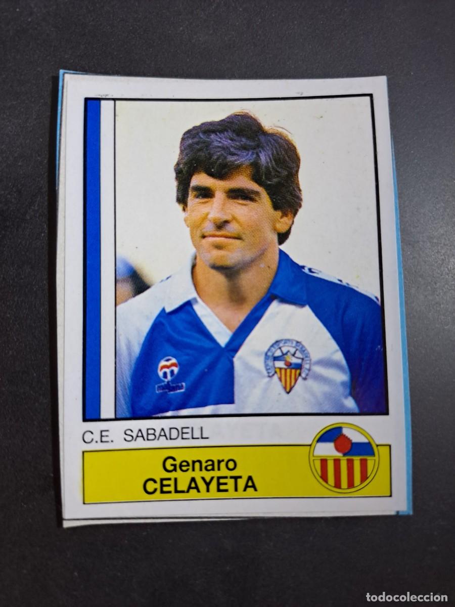 Fu&szlig;ball-Sticker: CROMO CELAYETA 213 SABADELL FUTBOL 87 86 LIGA 1986 1987 PANINI RECORTADO RECUPERADO