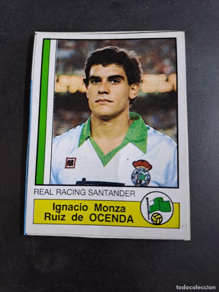 Fu&szlig;ball-Sticker: CROMO OCENDA 240 RACING DE SANTANDER FUTBOL 87 86 LIGA 1986 1987 PANINI RECORTADO RECUPERADO