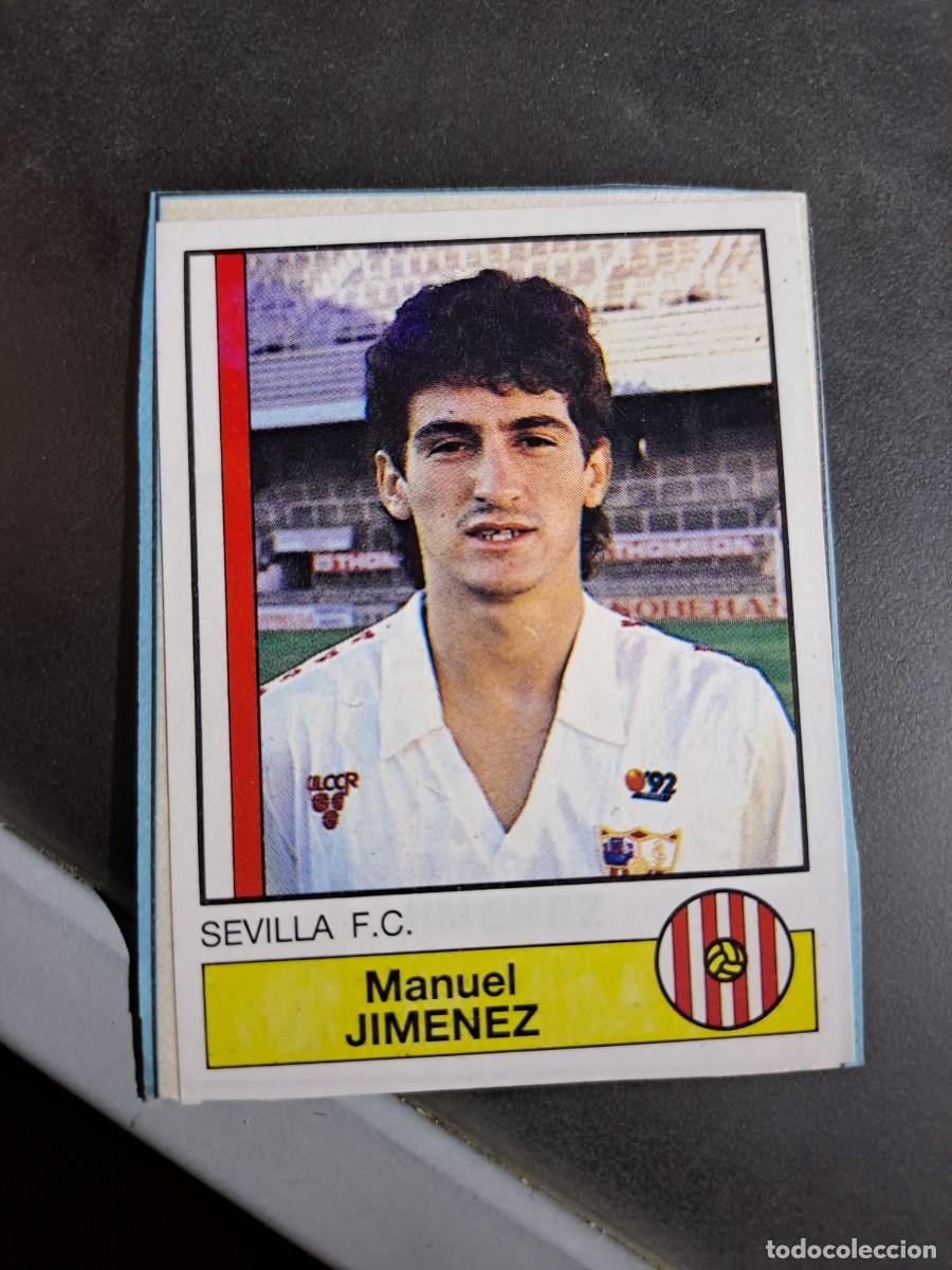 Figurine di Calcio: CROMO BUCKLEY 243 RACING SANTANDER FUTBOL 87 JIMENEZ 255 SEVILLA 1987 PANINI RECORTADO RECUPERADO
