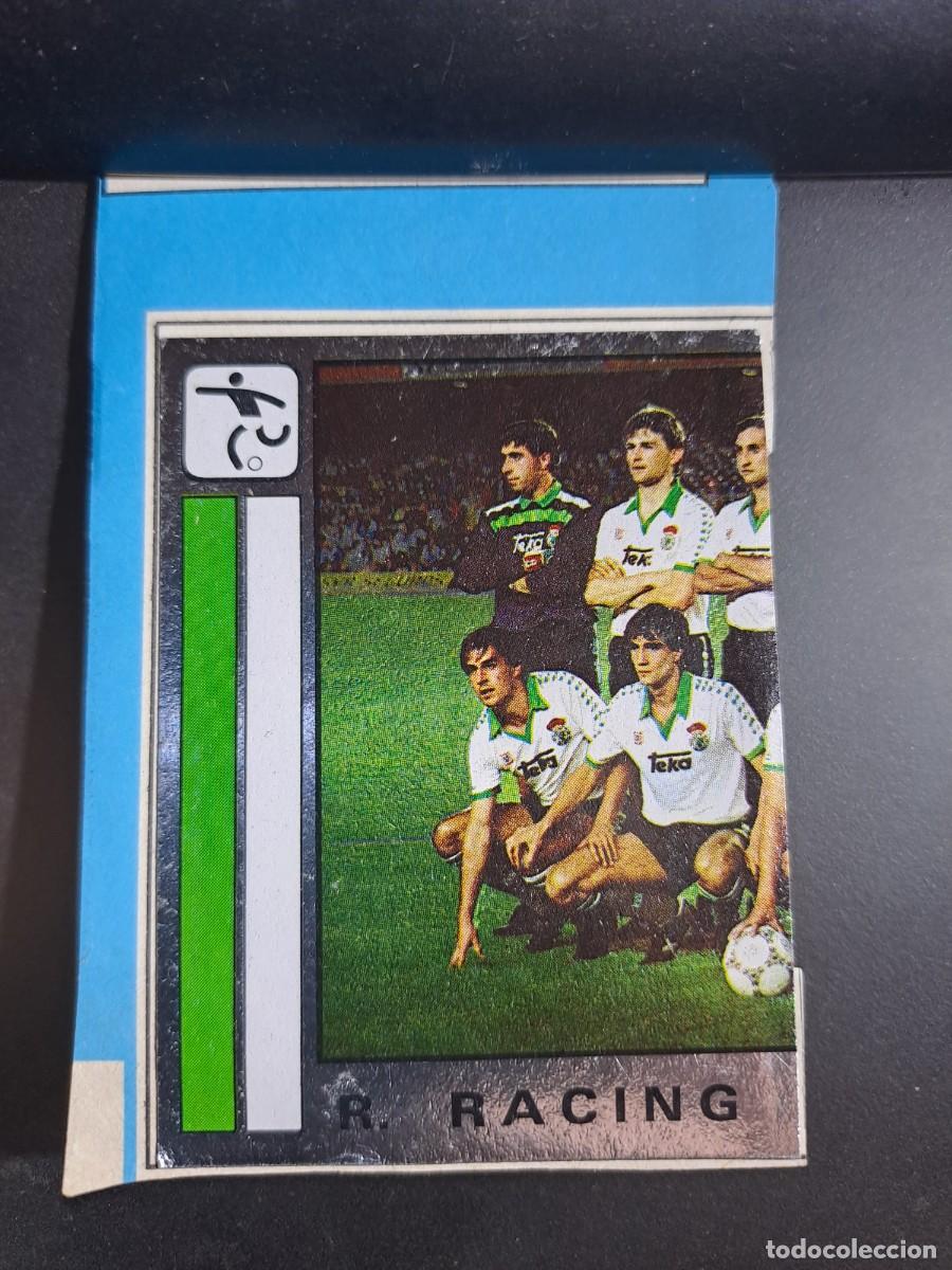 Figurine di Calcio: CROMO ALINEACION RACING SANTANDER FUTBOL 87 GRANDE 254 SEVILLA 1986 1987 PANINI RECORTADO RECUPERADO
