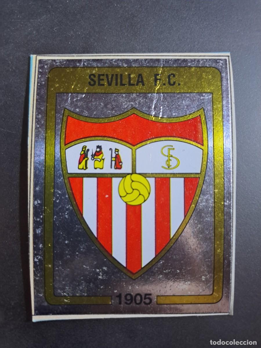 Figurine di Calcio: CROMO ESCUDO SEVILLA 248 FUTBOL 87 86 LIGA 1986 1987 PANINI RECORTADO RECUPERADO