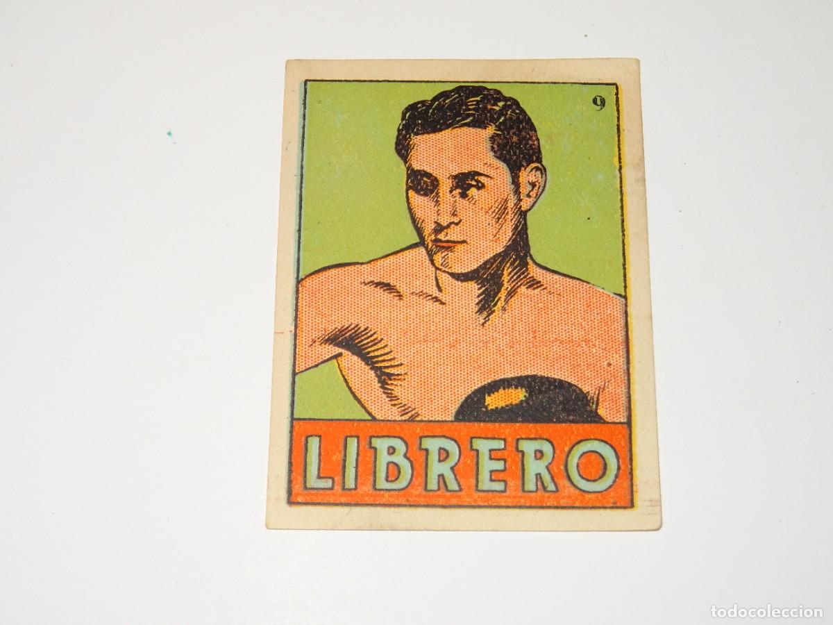 Cromos de f&uacute;tbol: CROMO BOXEO - LIBRERO N.9 - BUEN ESTADO - Foto 1