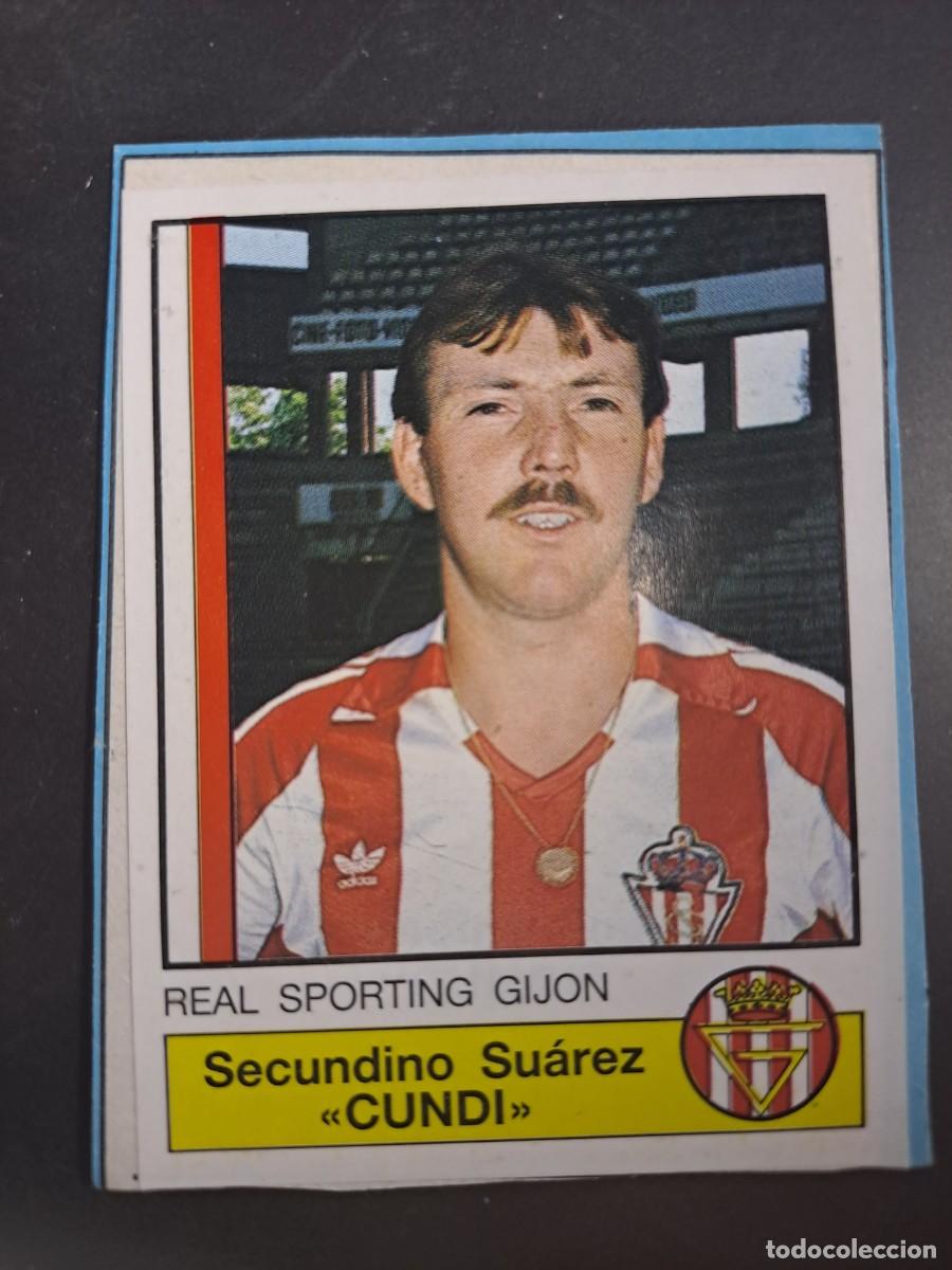 Fu&szlig;ball-Sticker: CROMO BEGUIRISTAIN 277 REAL SOCIEDAD FUTBOL 87 CUNDI 289 SPORTING GIJON 1986 1987 PANINI RECUPERADO