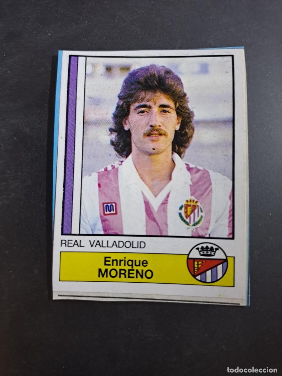 Cromos de Futebol: CROMO MORENO 309 VALLADOLID FUTBOL 87 86 LIGA 1986 1987 PANINI RECUPERADO RECORTADO