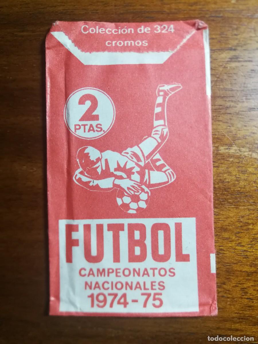 Cartes &agrave; collectionner de Football: SOBRE VACIO RUIZ ROMERO FUTBOL CAMPEONATOS NACIONALES 1974/75 - LIGA 74/75 - PERFECTO ESTADO