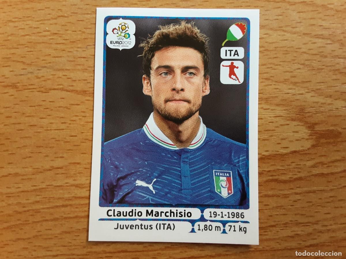 Football Stickers: CROMO FUTBOL EURO 2012 PANINI 327.MARCHISIO-ITALIA-NUNCA PEGADO