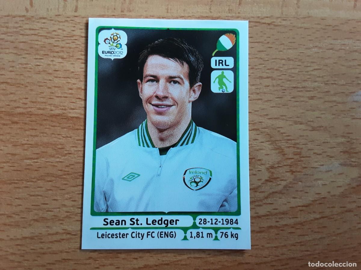 Football Stickers: CROMO FUTBOL EURO 2012 PANINI 348.LEDGER-REPUBLICA DE IRLANDA-NUNCA PEGADO