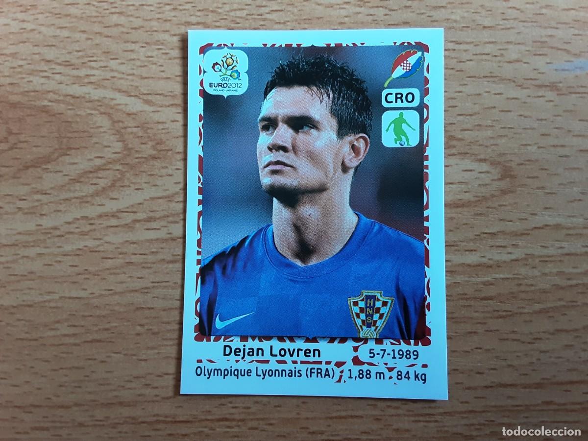 Football Stickers: CROMO FUTBOL EURO 2012 PANINI 378.LOVREN-CROACIA-NUNCA PEGADO