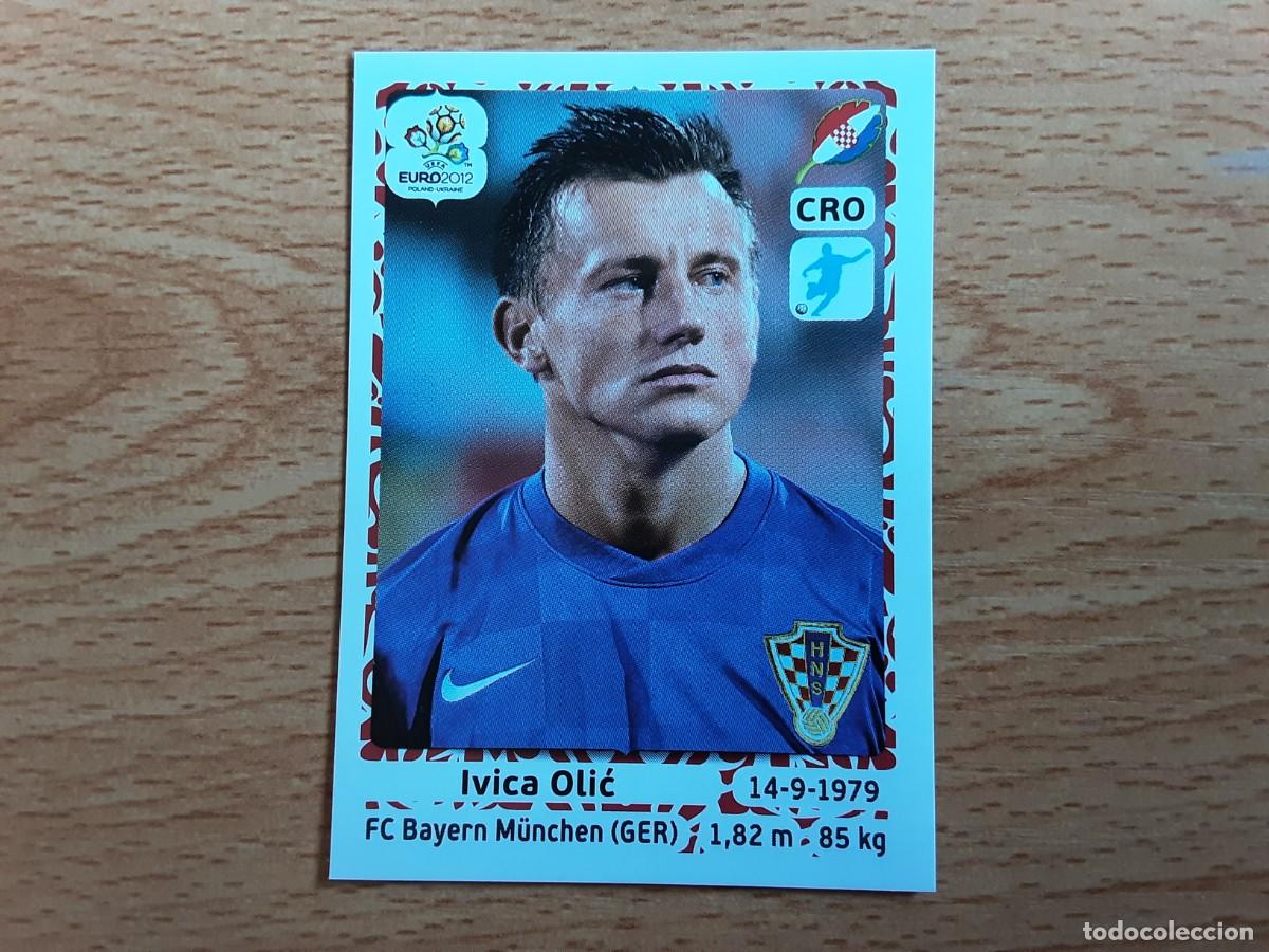 Football Stickers: CROMO FUTBOL EURO 2012 PANINI 392.OLIC-CROACIA-NUNCA PEGADO
