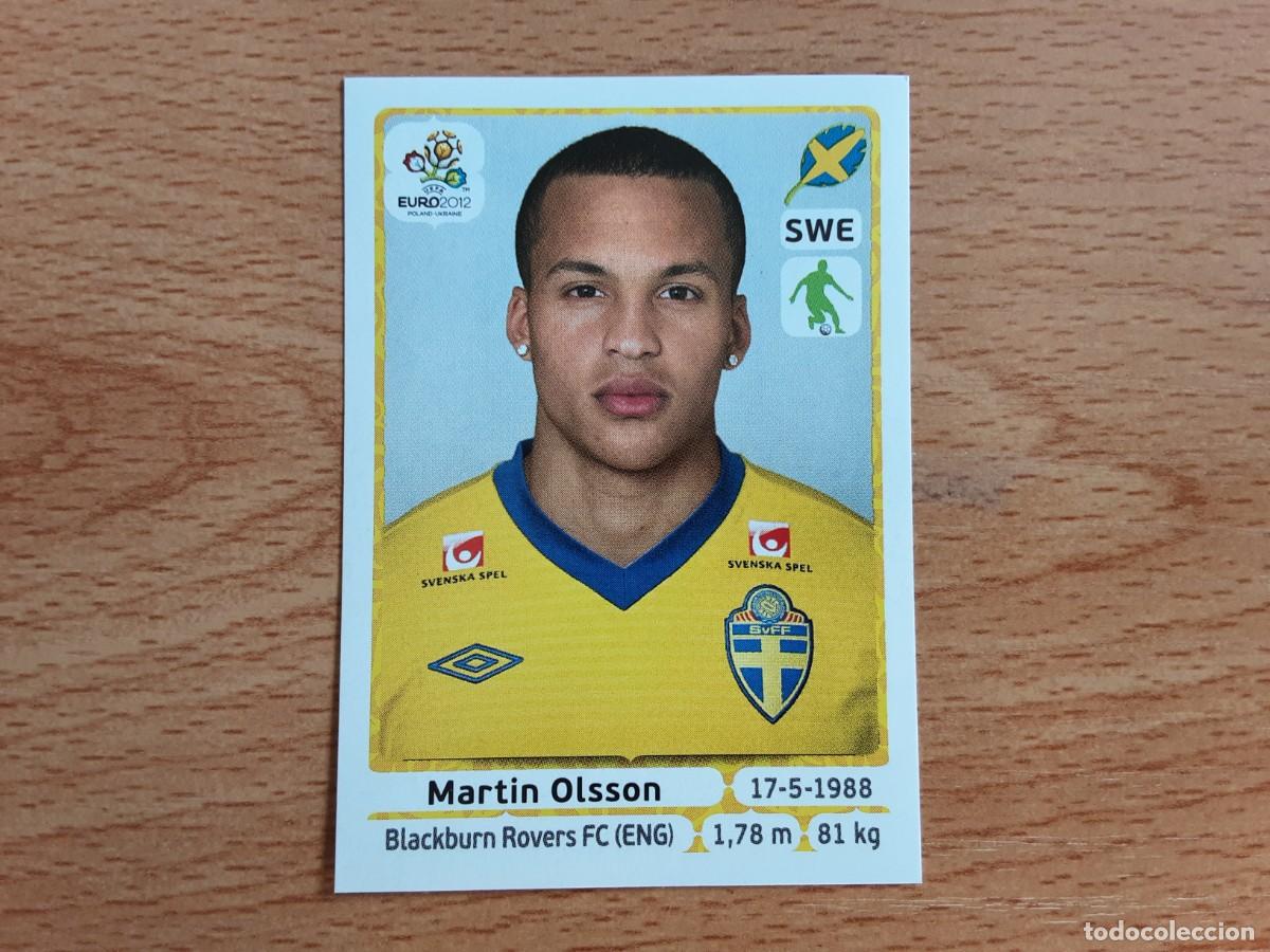 Football Stickers: CROMO FUTBOL EURO 2012 PANINI 438.OLSSON-SUECIA-NUNCA PEGADO