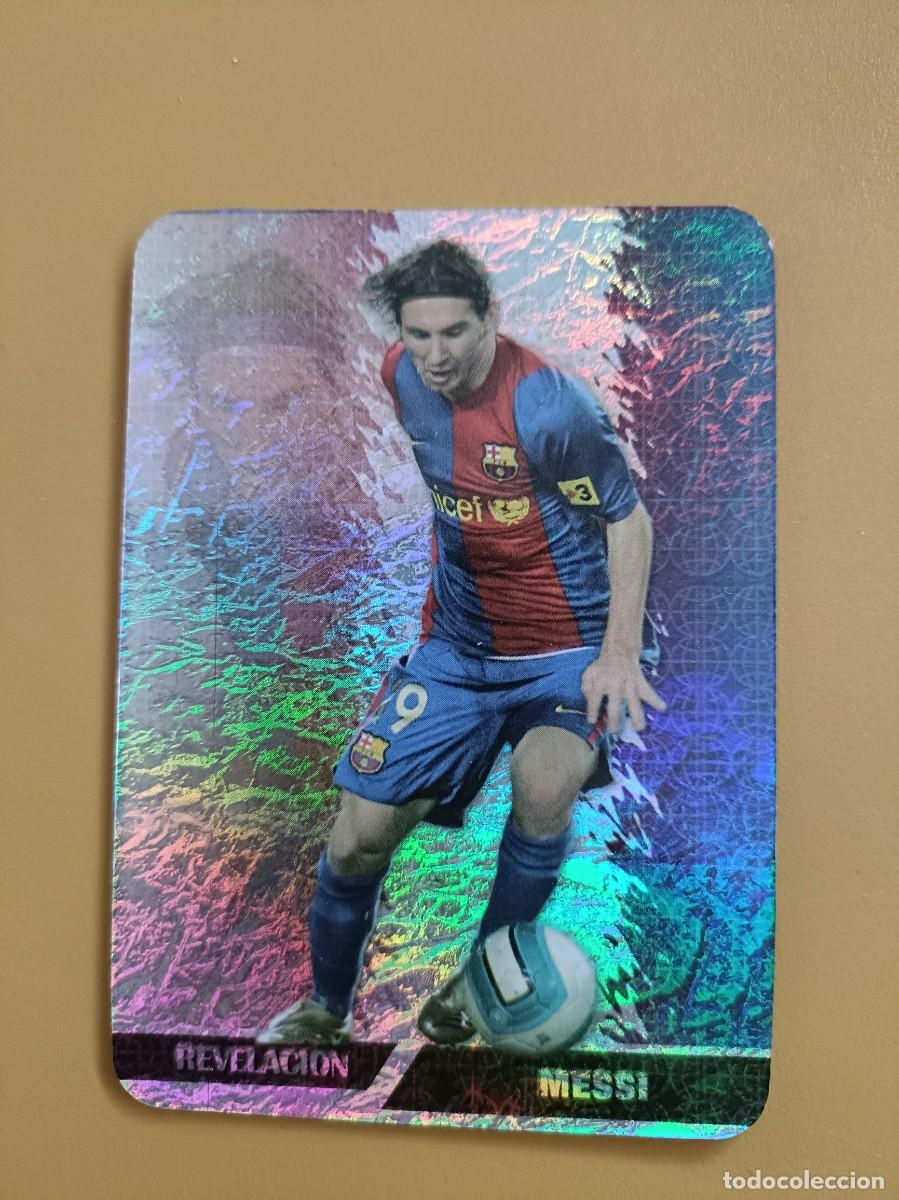 Cromos de f&uacute;tbol: messi 2007, revelacion - Foto 1