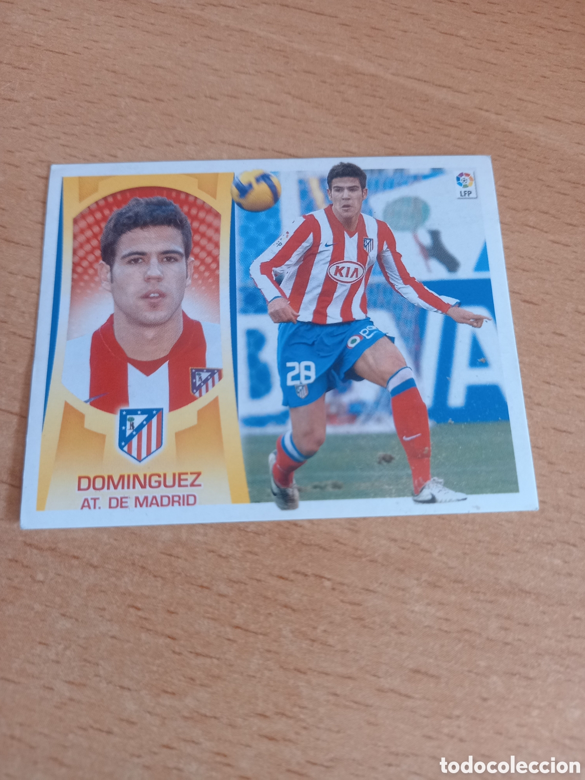 Figurine di Calcio: Dom&iacute;nguez Atl&eacute;tico de Madrid liga 2009 2010 09 10 ediciones este