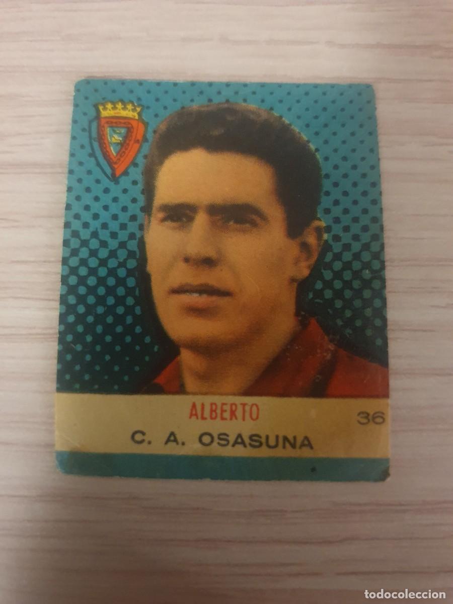 Fu&szlig;ball-Sticker: ALBERTO OSASUNA BRUGUERA 1957 1958 LIGA CROMO FUTBOL 57 58 - 36