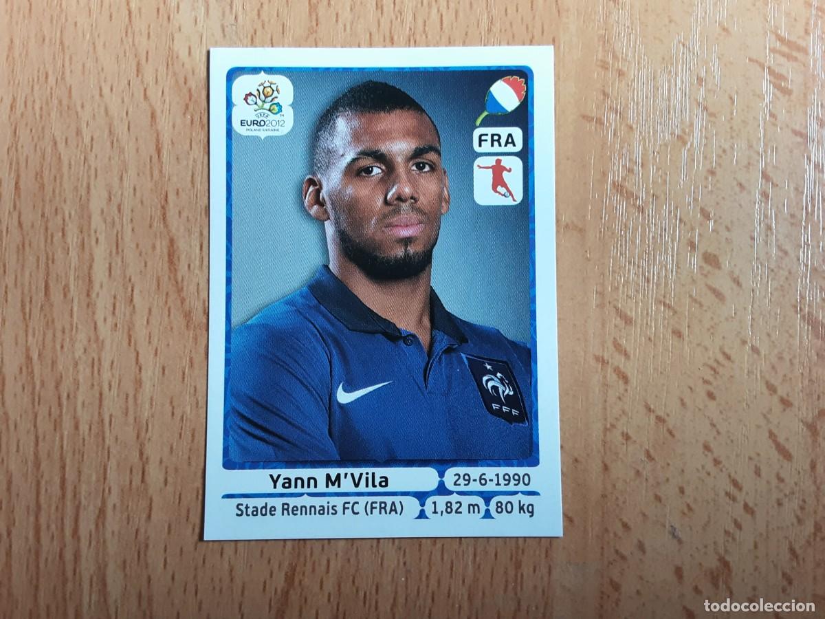 Football Stickers: CROMO FUTBOL EURO 2012 PANINI 472.M'VILA-FRANCIA-NUNCA PEGADO